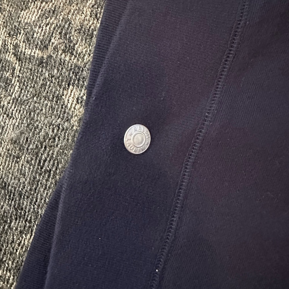 Ralph Lauren navy sweatshirt poncho - Picture 6 of 10